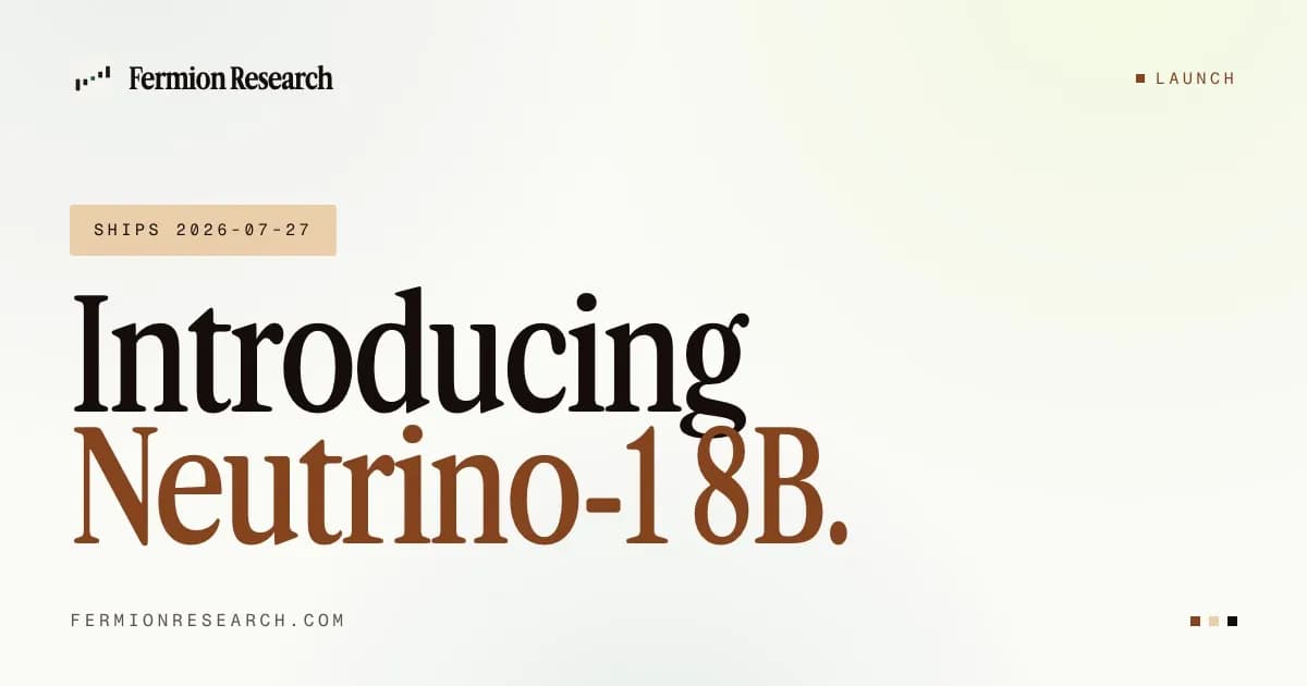 Neutrino-1 8B: کاهش ۸ برابری حجم وزن‌ها با فرمت ترنری اختصاصی