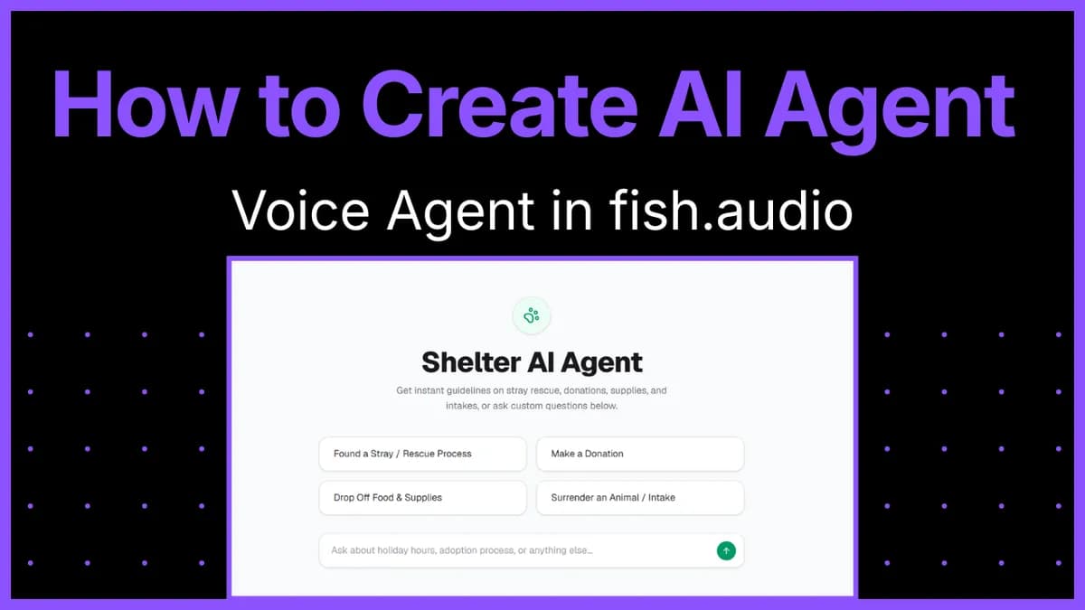 نحوه ساخت عامل صوتی هوش مصنوعی با API Fish Audio