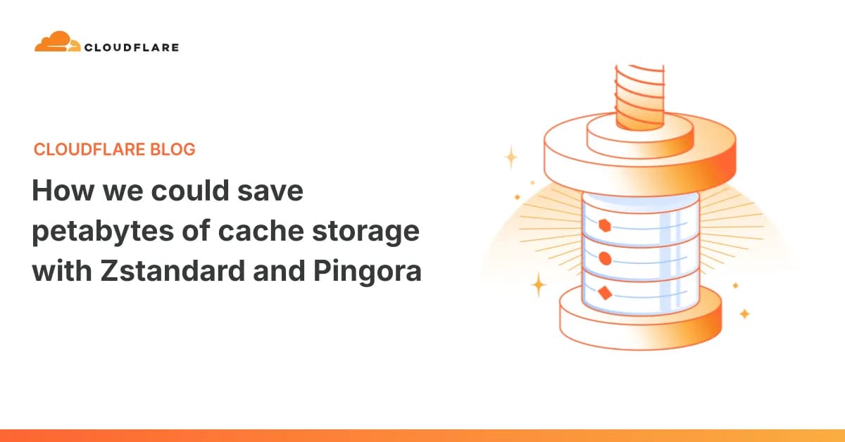 ذخیرهسازی پتابایتی حافظه نهان با Zstandard و Pingora: نمودار مقایسه نسبت فشردهسازی و سرعت decompression