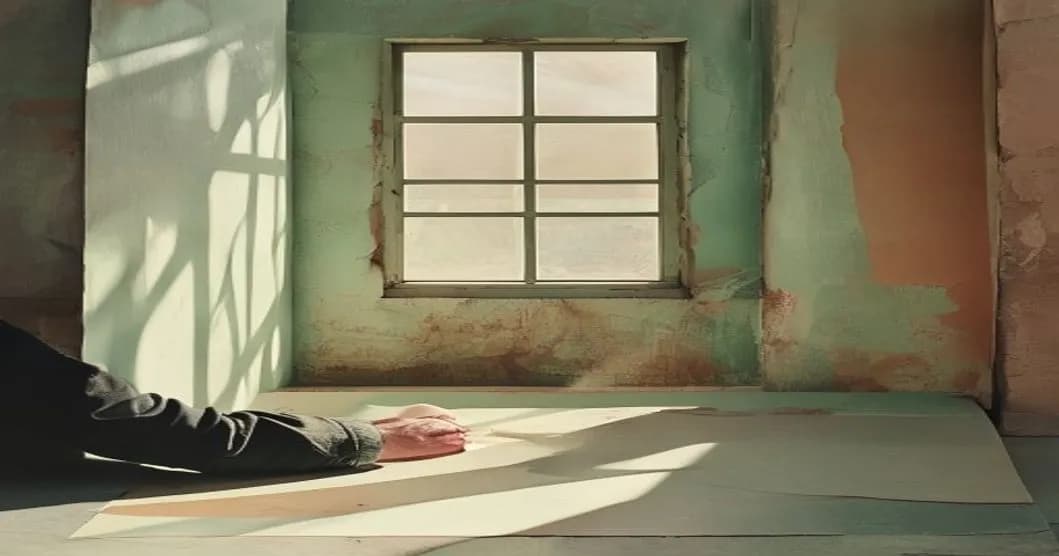 ماشینی که از آن خواسته شده سکوت را نقاشی کند، در حال خلق اثری انتزاعی است.