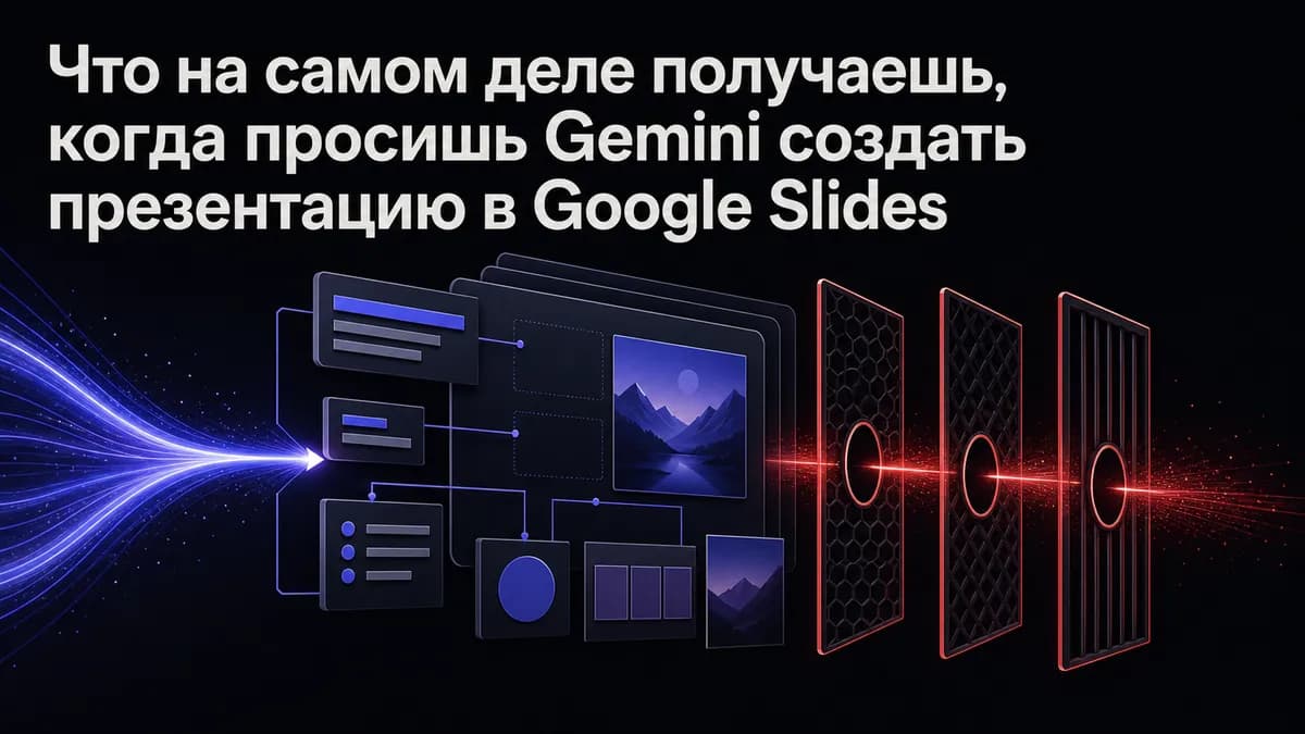 پیشنمایش اسلاید تولیدشده توسط Gemini در Google Slides