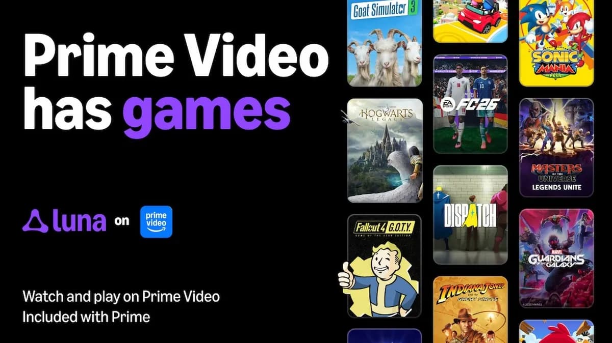 آمازون سرویس استریم بازی لونا را به اپلیکیشن Prime Video اضافه کرد.