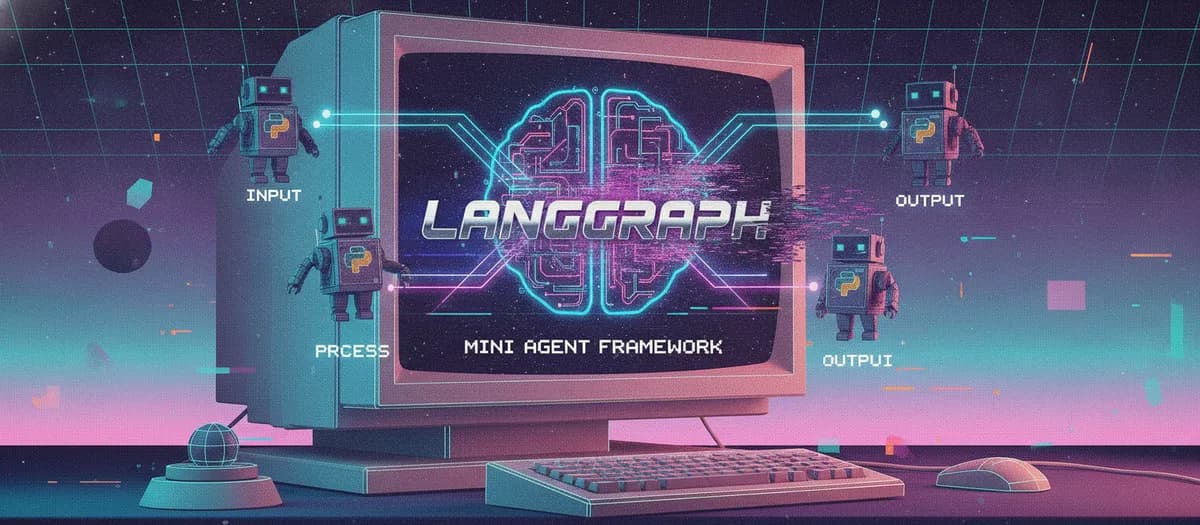 ساخت یک چارچوب عامل کوچک در پایتون برای درک نحوه کار LangGraph در پشت صحنه