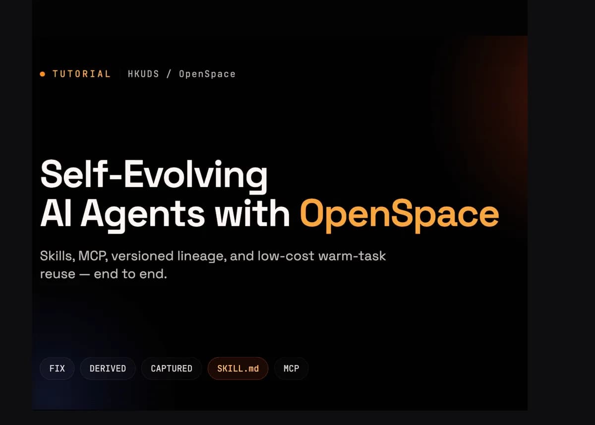 عاملهای هوش مصنوعی خودتکاملی با OpenSpace: مهارت، MCP، پیگیری داده و استفاده مجدد کمهزینه