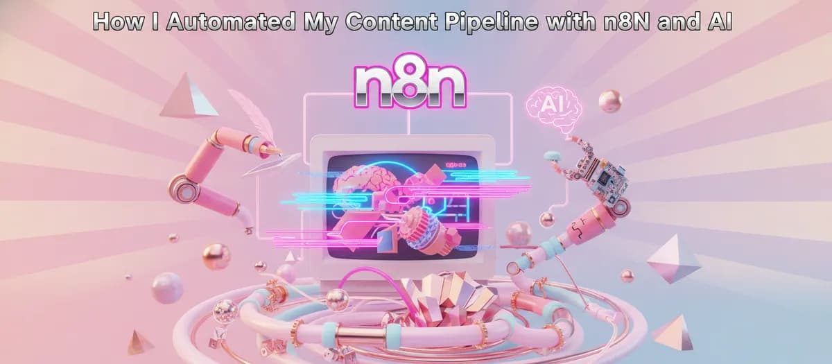 نحوه خودکارسازی خط تولید محتوا با n8n و هوش مصنوعی