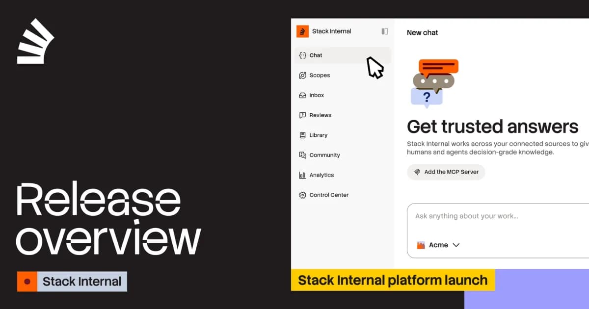 هر کسی میتواند با Stack Internal دانش تأییدشده بسازد