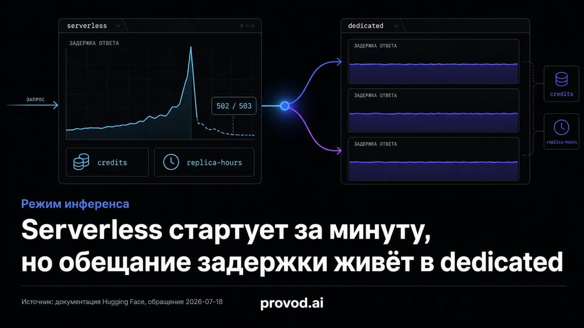API استنتاج Hugging Face: وقتی سرورلس از استنتاج اختصاصی گرانتر میشود