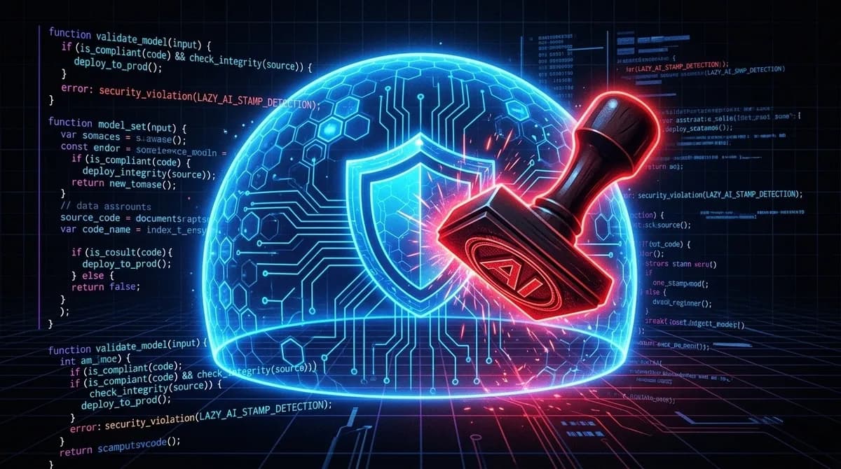 تصویر: سیستم QA سختگیر در حال بررسی کد با خطای قرمز و تأییدیه سبز پس از اصلاح