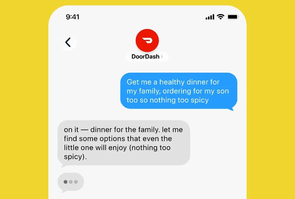 ربات هوش مصنوعی DoorDash برای سفارش غذا از طریق پیامک