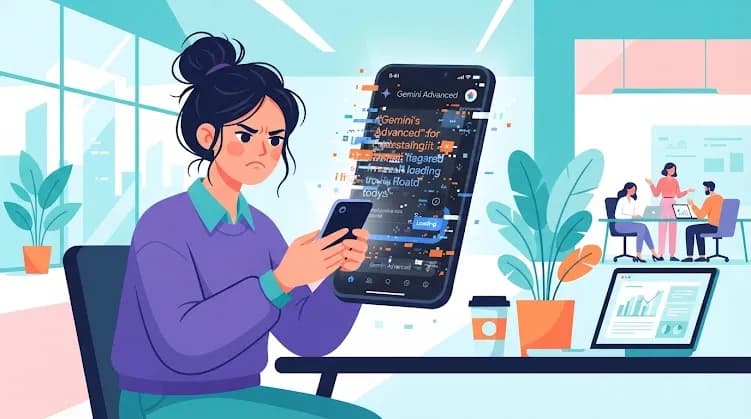 مشکلات اپلیکیشن موبایل Gemini Advanced: رفع کندی، جستجوی مسدود و باگها برای کاربران Google Workspace