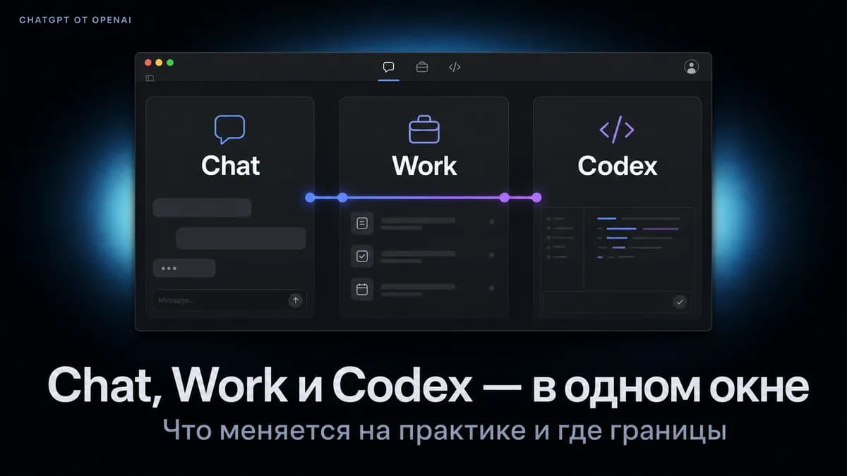 ادغام Codex با ChatGPT و معرفی عامل خودکار Work توسط OpenAI