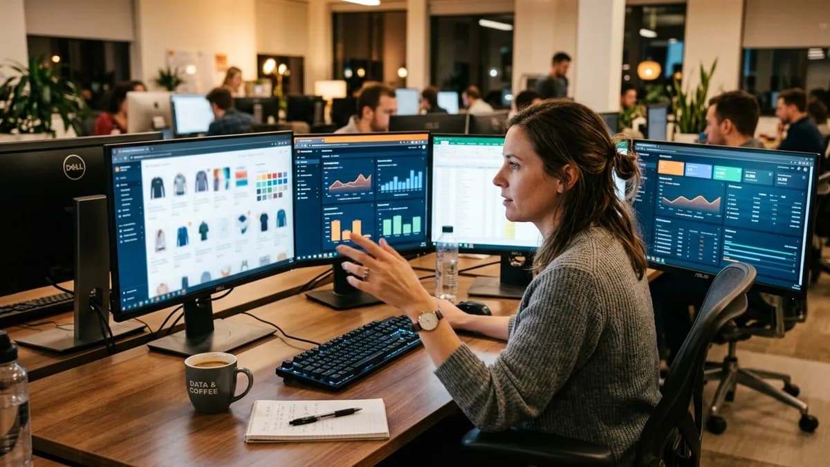لوگوی Alibaba.com و عبارت Accio در کنار هم، نمادی از همکاری هوش مصنوعی و تجارت الکترونیک.