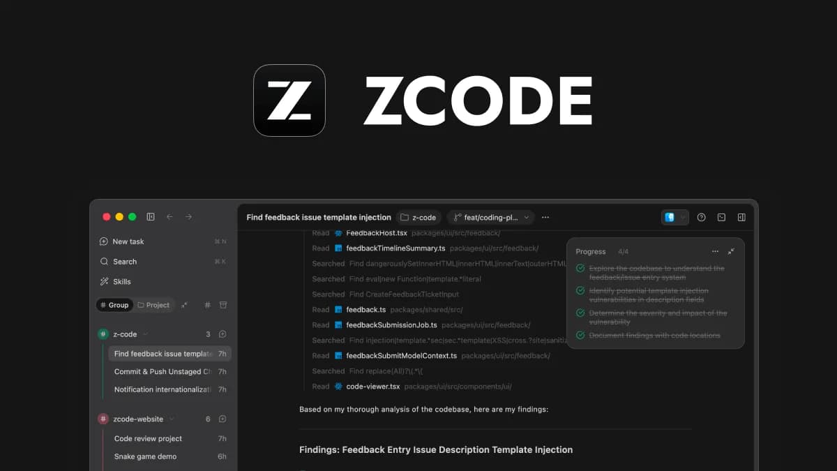 ZCode: ابزار توسعه رسمی GLM-5.2، ساده، سریع و حرفهای