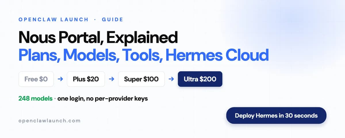 پرتال Nous: برنامهها، مدلها، ابزارها و ابر Hermes