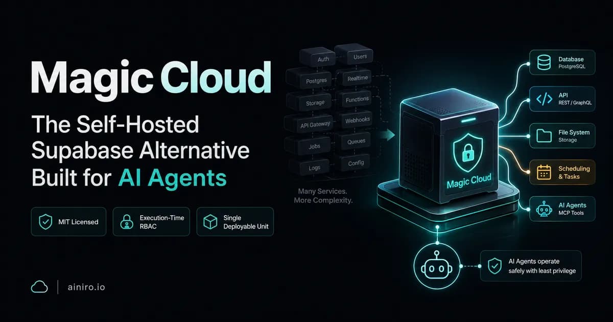 مقایسه Magic Cloud و Supabase: تفاوت بکاند با لایسنس MIT
