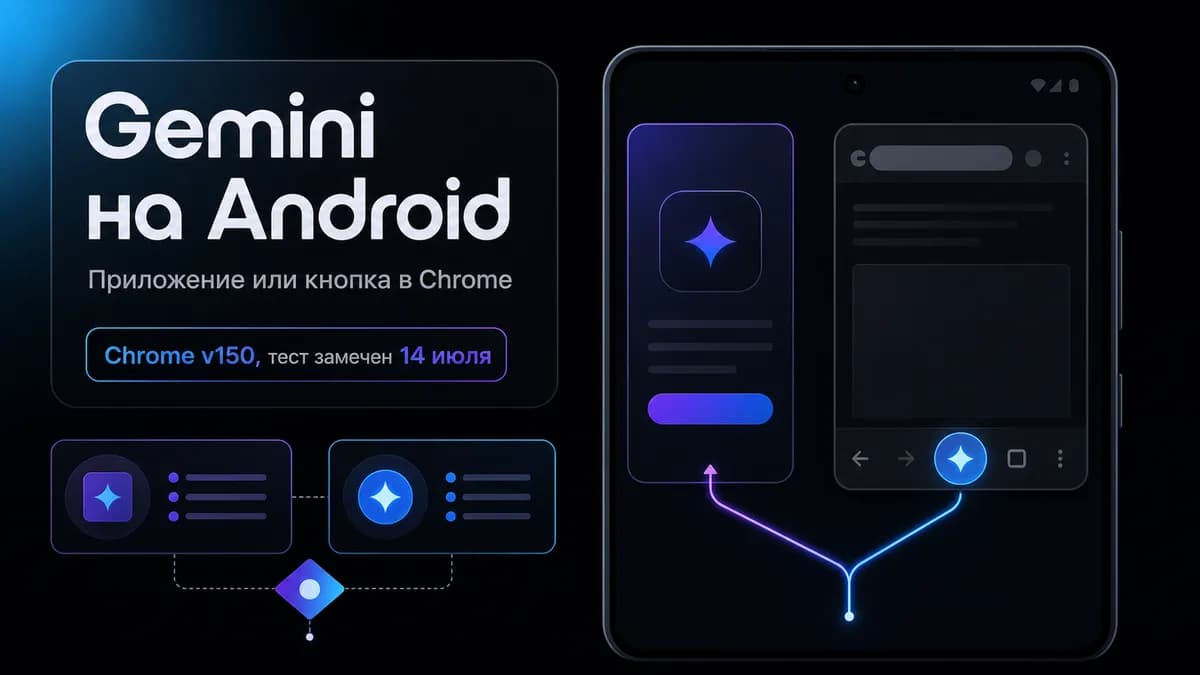 Gemini دانلود — Chrome v150 دکمه را آزمایش میکند، اما اگر نیست چه بررسی کنیم؟