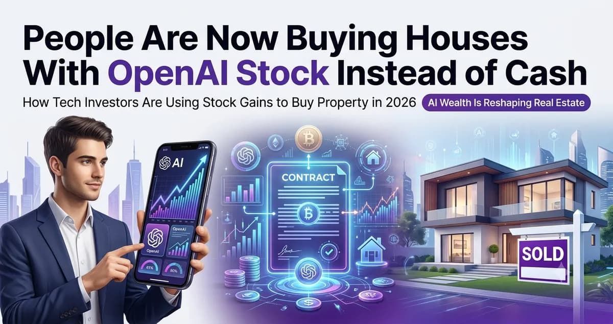خرید خانه با سهام OpenAI به جای پول نقد