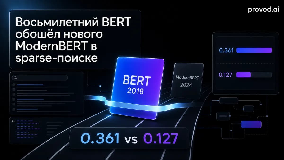 «برت نورونت» زنده است: ModernBERT در بازیابی تنک به BERT-base قدیمی باخت