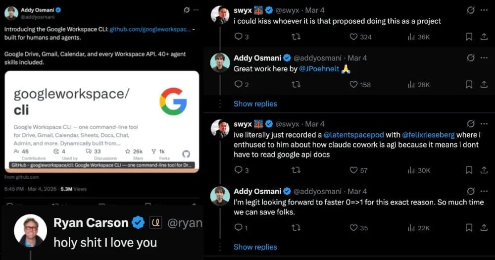 دو ماه پیش به خاطر ساخت Google Workspace CLI از گوگل اخراج شدم. ویروسی شد، در هکر نیوز اول شد و هزاران کاربر جذب کرد. سفری شگ