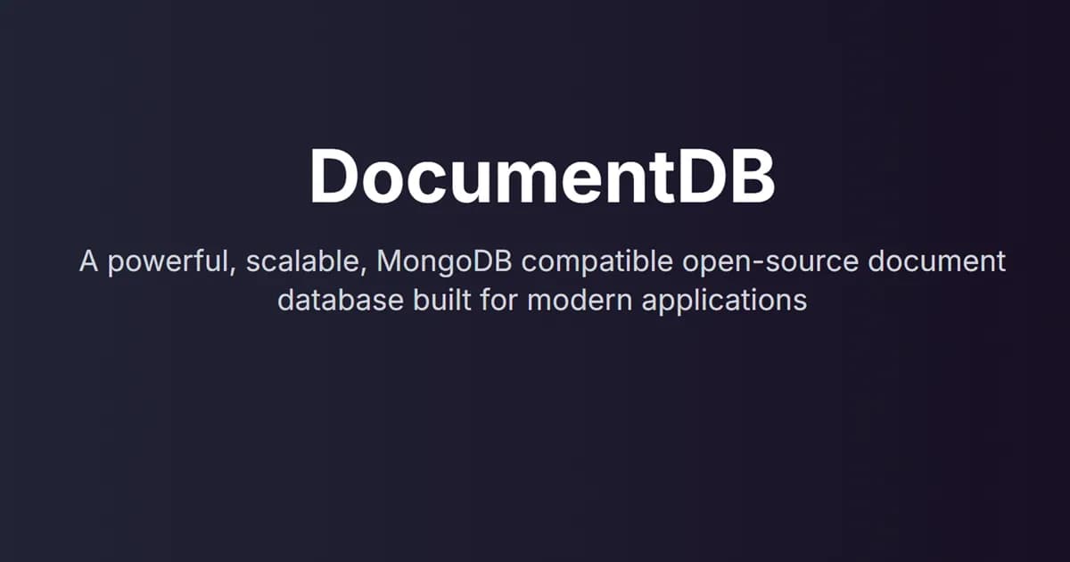 پایگاه داده متنباز DocumentDB برای ذخیرهسازی اسناد