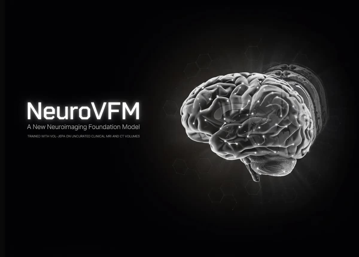 نوروVFM: مدل بنیادین تصویربرداری عصبی آموزشدیده با Vol-JEPA روی دادههای بالینی MRI و CT بررسینشده
