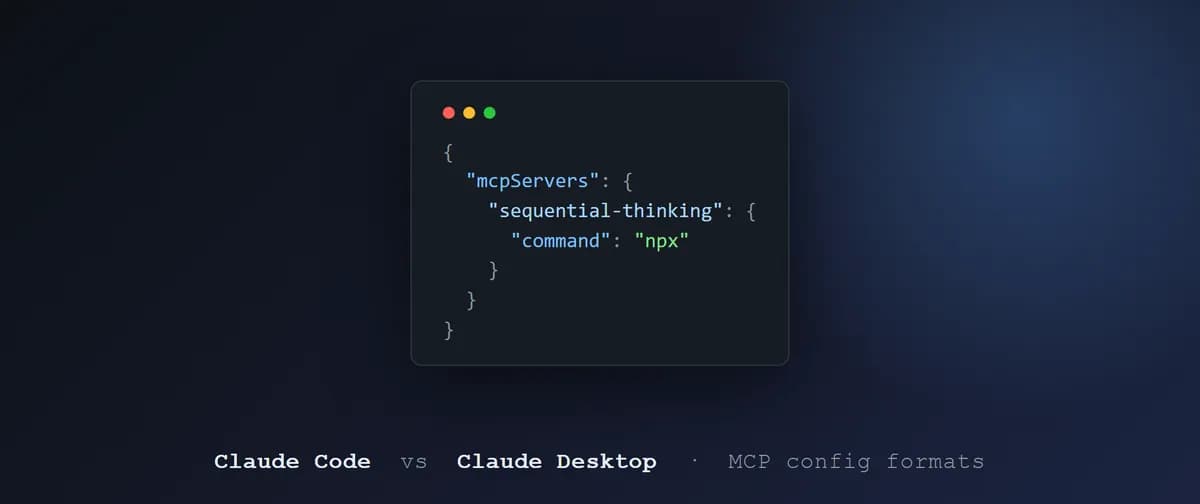 تنظیمات MCP: تفاوت واقعی بین Claude Code و Claude Desktop