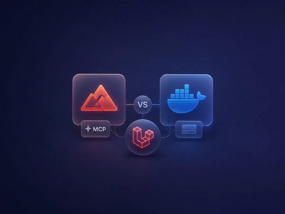 مقایسه Lerd و Docker Desktop برای تیمهای لاراول با استفاده از عاملهای هوش مصنوعی