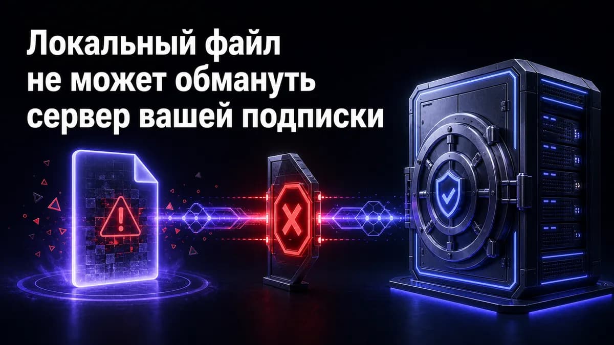 فایل محلی نمیتواند سرور اشتراک شما را فریب دهد