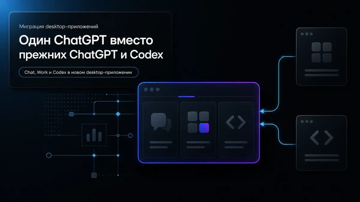 برنامه ChatGPT دسکتاپ جدید روی لپتاپ، جایگزین Codex app قدیمی