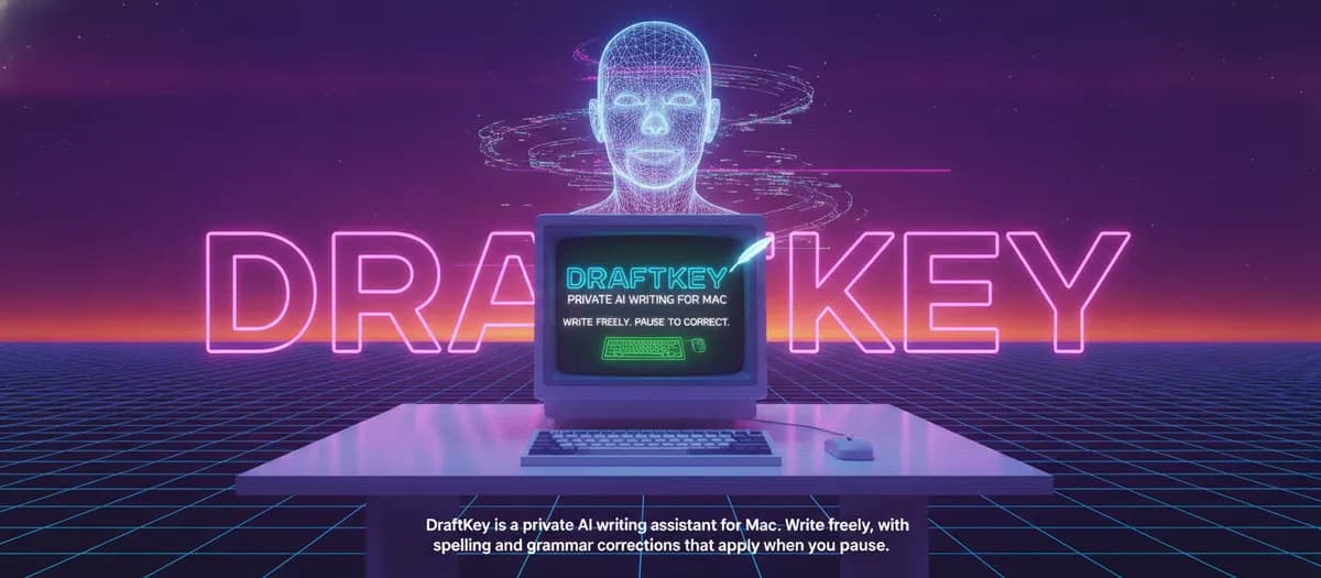 از رفتوبرگشت مداوم بین نوشتن و استفاده از هوش مصنوعی خسته شدم، بنابراین DraftKey را ساختم.