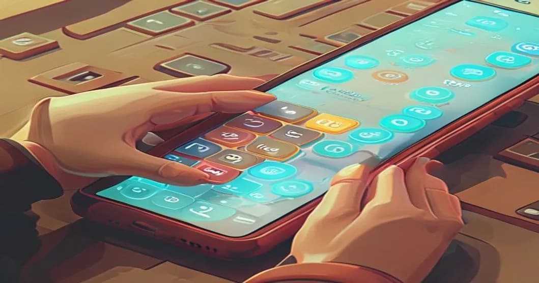 صفحه اصلی اپلیکیشن FUTO Swipe با رابط کاربری ساده و مدرن برای مدیریت فایلها