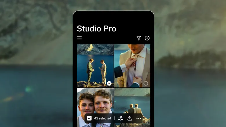 رابط کاربری اپ VSCO Studio Pro با قابلیت ویرایش همزمان صد عکس