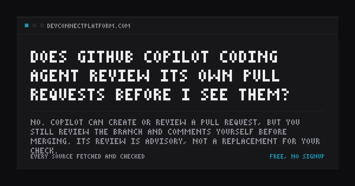 عنوان مقاله: «آیا عامل کدنویسی GitHub Copilot ابتدا PRهای خود را بررسی میکند؟»