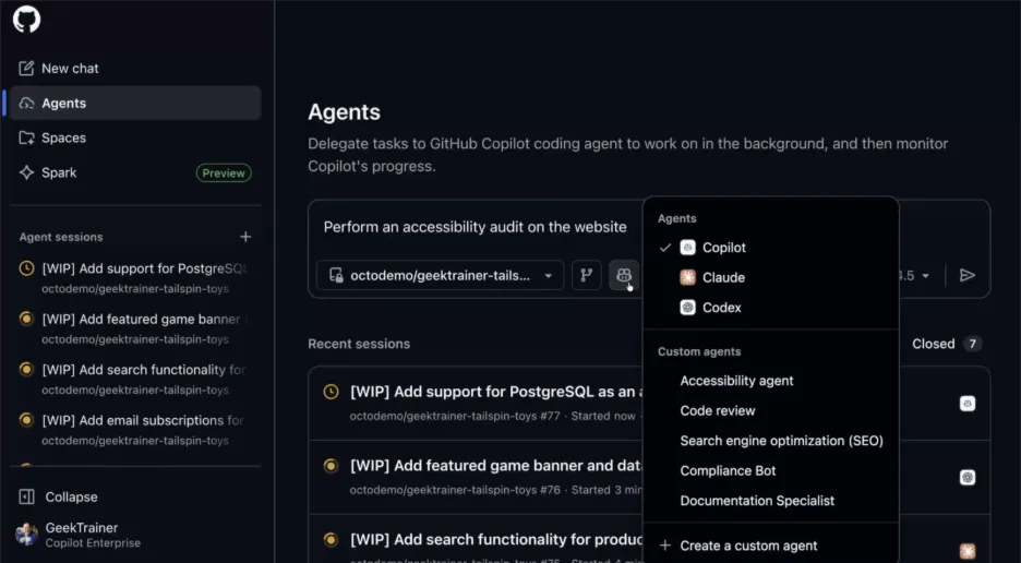 GitHub adds Claude and Codex AI coding agents | The Verge