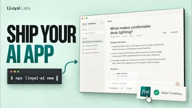 لویل: تبدیل مدلهای متنباز به اپلیکیشنهای قابل دانلود هوش مصنوعی | Product Hunt