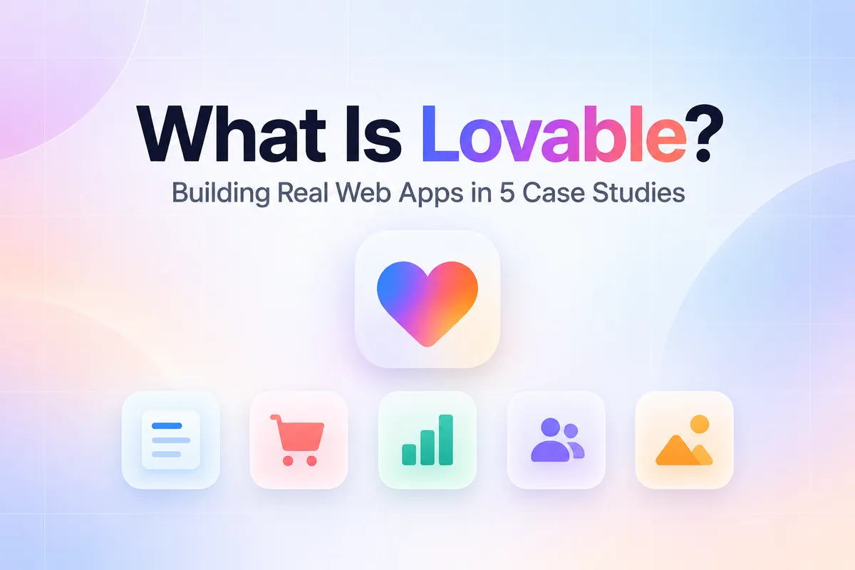 هوش مصنوعی Lovable چیست؟ ۵ نمونه واقعی از وباپلیکیشنها