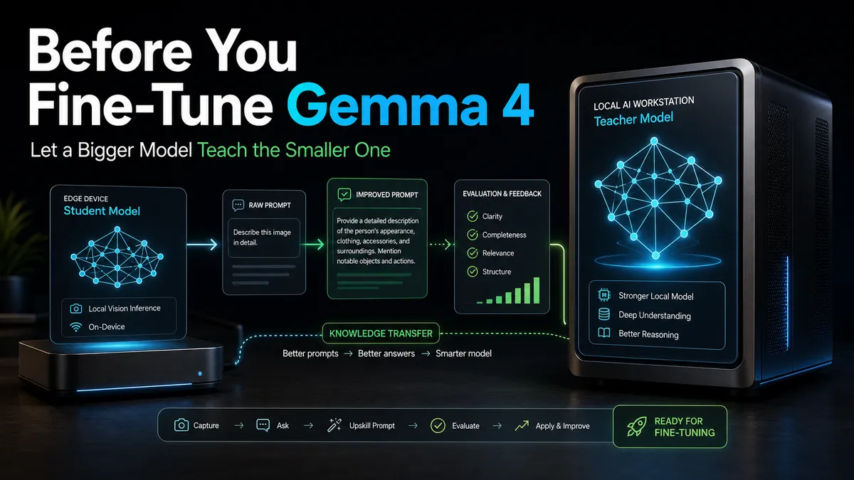 Cover image for Before You Fine-Tune Gemma 4, Let a Bigger Gemma Teach Your Smaller One