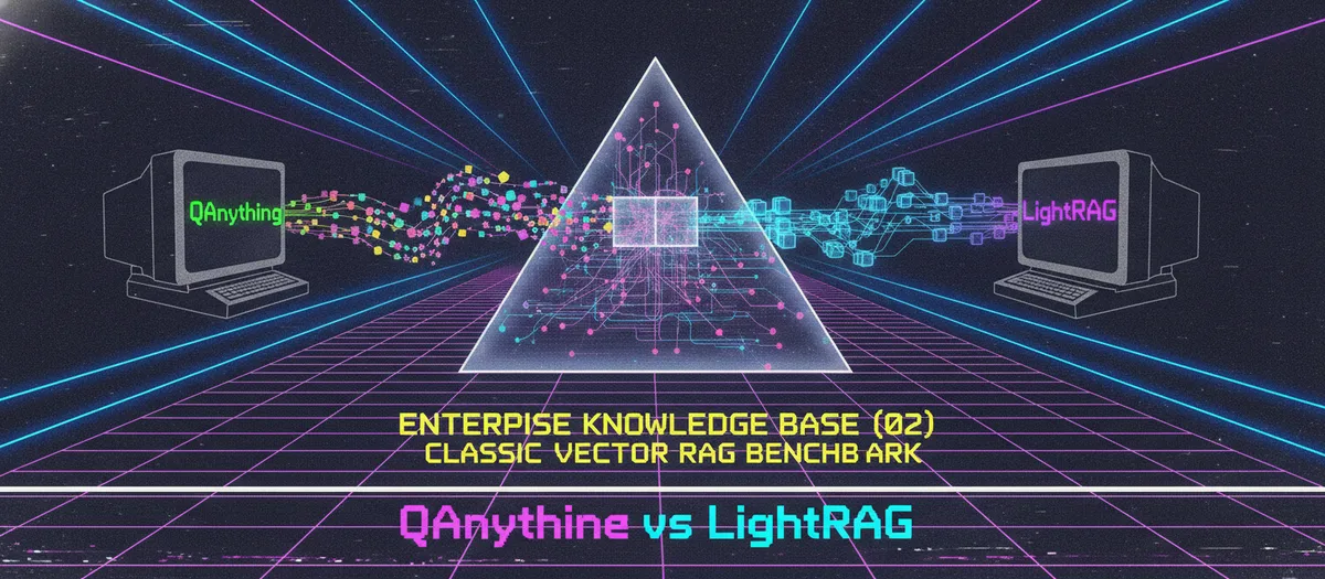 مقایسه عملکرد QAnything و LightRAG در معیار کلاسیک برداری RAG پایگاه دانش سازمانی