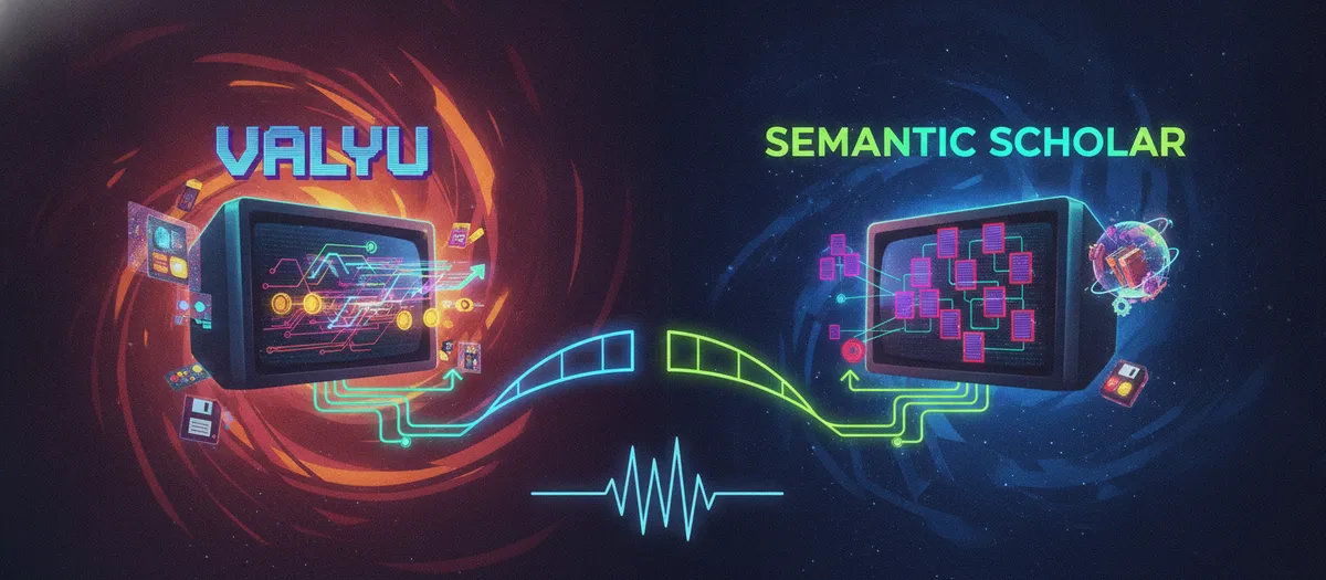 مقایسه Semantic Scholar و Valyu: کدام API پژوهشی برای عامل شما بهتر است؟