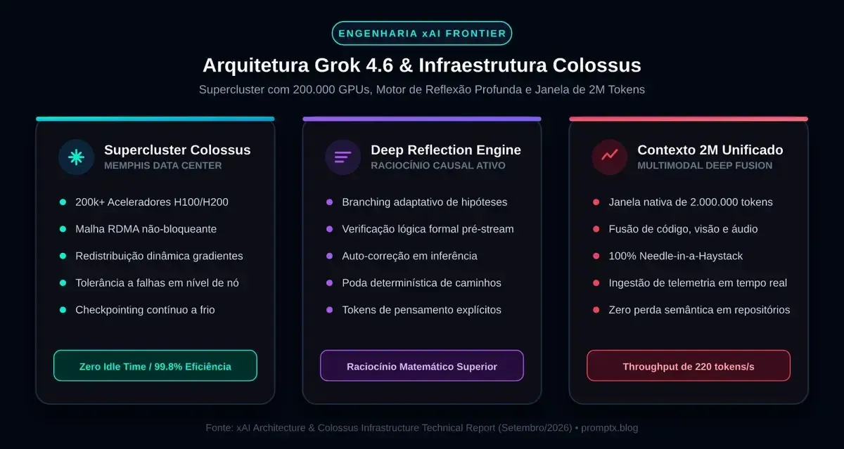 Grok 4.6 از xAI: ابرکلاستر Colossus، استدلال پیشرفته، معماری چندوجهی و پیاده‌سازی پایتون