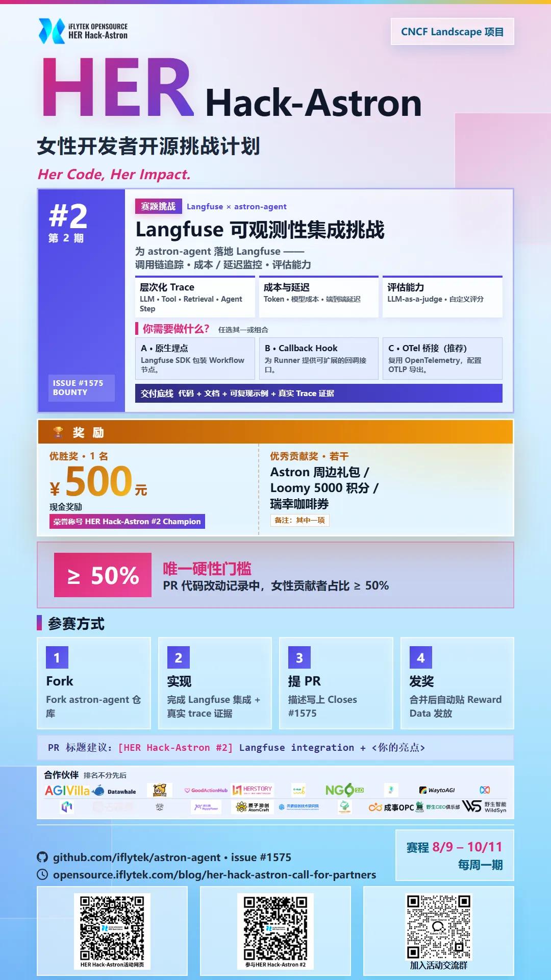 هاکآسترون شماره ۲: افزودن قابلیت مشاهدهپذیری Langfuse به astron-agent