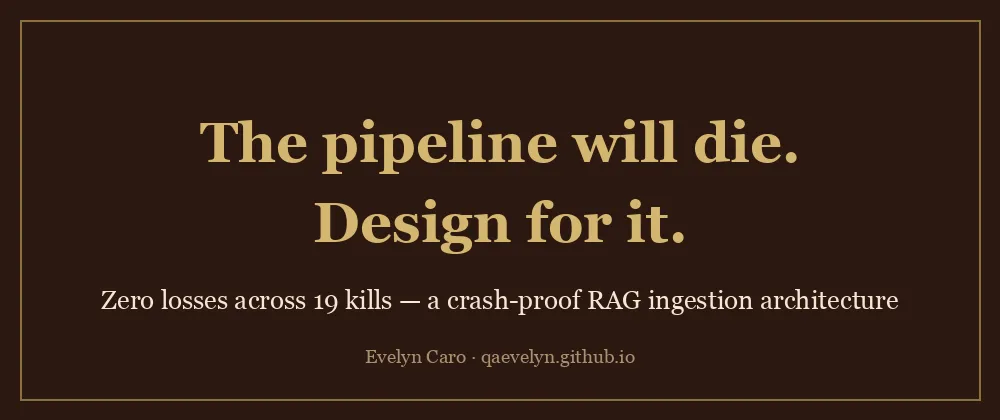 خط لوله RAG من سه شب متوالی از کار افتاد. پس آن را طوری بازسازی کردم که گویی قرار است دوباره از کار بیفتد.