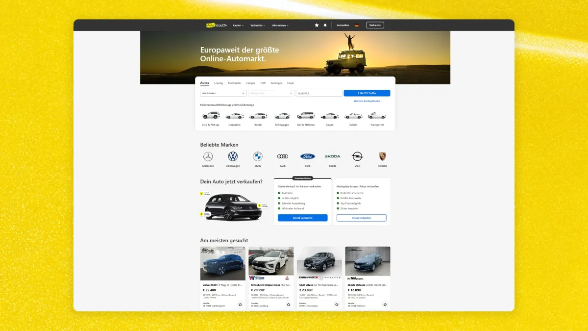 AutoScout24 marketplace customer story inline artwork.