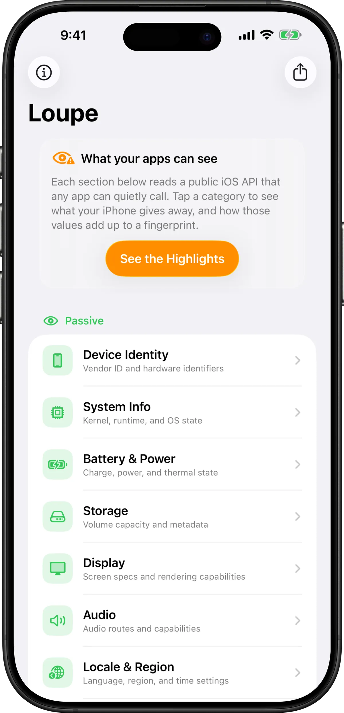لوپ: اپلیکیشن iOS متمرکز بر حریم خصوصی که آگاهی شما را از دسترسی‌های اپلیکیشن‌های بومی افزایش می‌دهد.