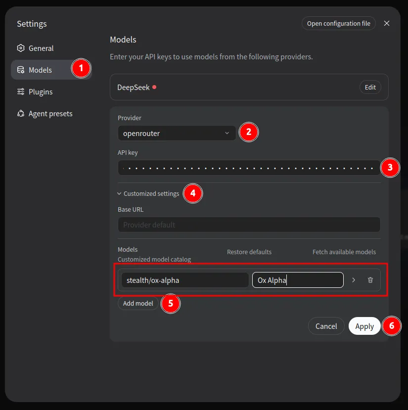 راه‌اندازی ساده DeepSeek Harness و Ox Alpha (تا رایگان است، استفاده کنید)
