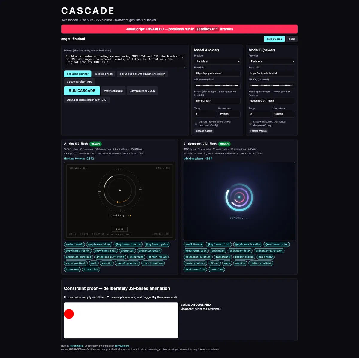 اثبات ارتقای مدل با CSS و موتور اسکریپت غیرفعال