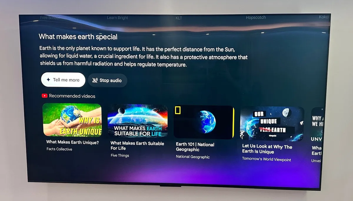کنترل تنظیمات تلویزیون TCL با صدا در Gemini، فقط برای این مدلها