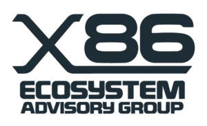 لوگوی گروه مشورتی اکوسیستم x86 برای مشخصات ACE (افزونه‌های پردازشی هوش مصنوعی)