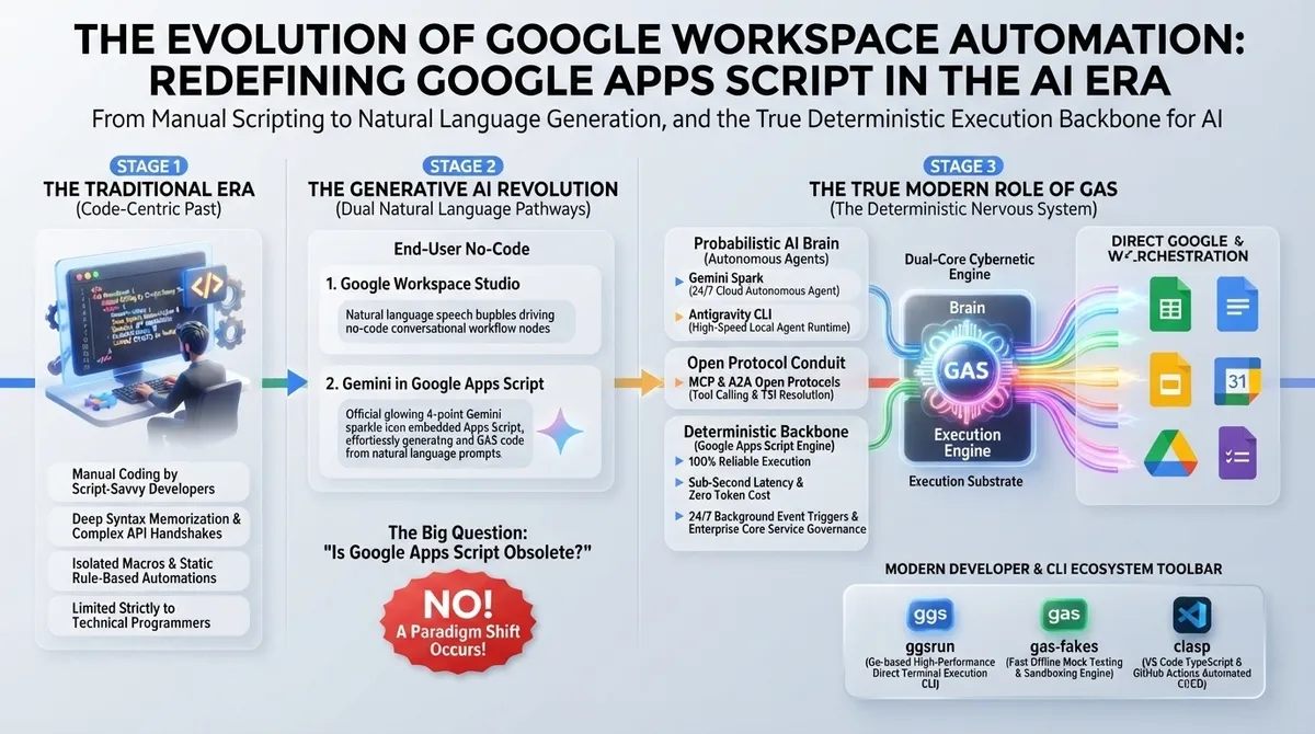 بازتعریف نقش Google Apps Script در عصر هوش مصنوعی مولد