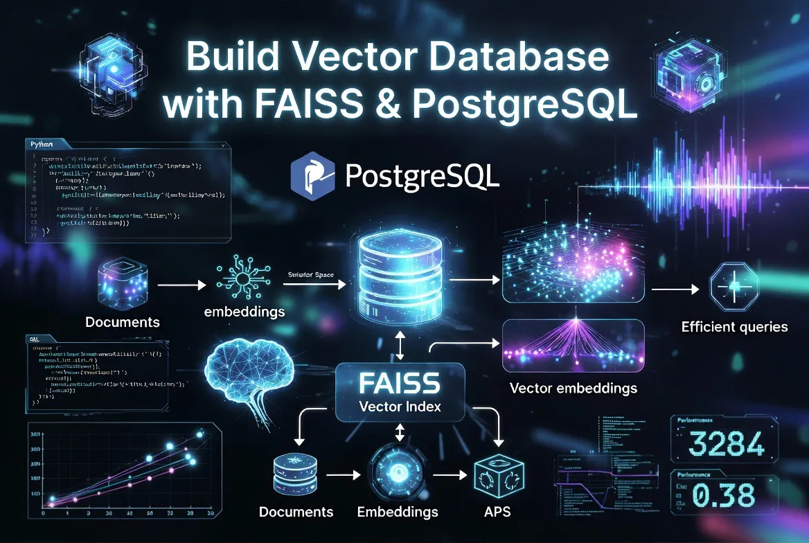ساخت پایگاه داده برداری با FAISS و PostgreSQL
